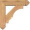 Ekena Millwork Balboa Arts and Crafts Smooth Bracket w/ Offset Brace, Western Red Cedar, 5 1/2"W x 20"D x 20"H BKT0604X20X20BOA03SWR - alternate 4